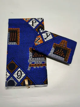 Africana De Cera Tecido Verdadeira Cera Nigeriano Ancara Bloco De Impressões De Tecido Batik Holandês Pagne 100% Algodão Para Costura