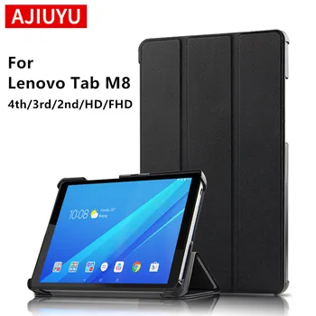 AJIUYU Caso Para a Lenovo Guia M8 HD FHD 8polegada Gen 3º 2º 4º Tablet M9 TB-8705F/X, TB-8505F TB-8506F/X Smart Cover de Protecção Shell