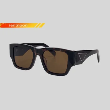 Alta Qualidade de Mulheres de Óculos de sol de Acetato Exterior Protetora Preta Condução do Partido Designer Clássico Retro UV400 Homens Marca de Óculos