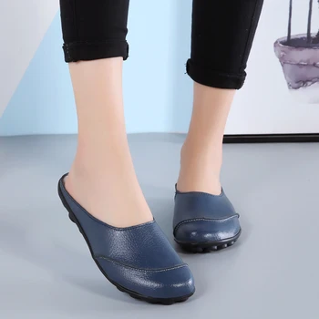 As mulheres Sapatos de Plataforma Sapatos Casual Laço de Couro de Televisão Slip-On Mãe Sapato Nova Primavera de Tênis Slip on Sapatilhas para Mulheres