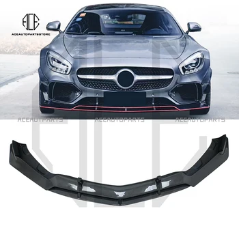 Auto car peças C Modificação de Estilo de Fibra de Carbono Frente do Bordo para a Mercedes Benz AMG GT C S 2016-2018