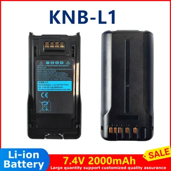 Bateria do Li-Íon 7.4 V 2000mAh KNB-L1 recarregável para KENWOOD aparelho de rádio NX-5000 NX-5200 NX-5300 TK-5230 Rádio