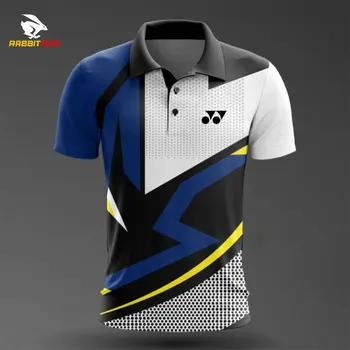 Camisa de Badminton de Sportswear camisa de Tênis de esportes dos Homens de ténis de Mesa, jogo de Camisas, roupas de tênis Qucik seco Exercício Mulheres camisa Polo