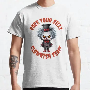 Cara Seu Bobo Clownish Medos 2023 nova Moda de T-shirt de desporto de lazer camiseta de manga Curta