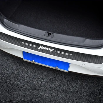 Etiqueta do carro Porta de Fibra de Carbono Tronco Decoração para SUZUKI JIMINY Auto Acessórios