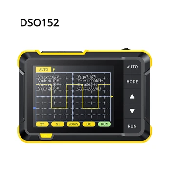 FNIRSI DSO152 Mini Handheld Osciloscópio Digital 2023 2.5 MSa/s 200 khz largura de Banda Analógica de 800 VPP iniciantes ensino de manutenção