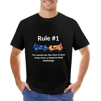 Foguete Liga Regra#1 T-Shirt engraçada t-shirts Estética do vestuário gráfico homens t shirts