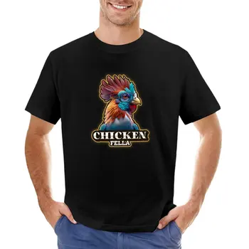 Frango Cara T-Shirt Blusa t-shirts homem dos Homens t-shirts