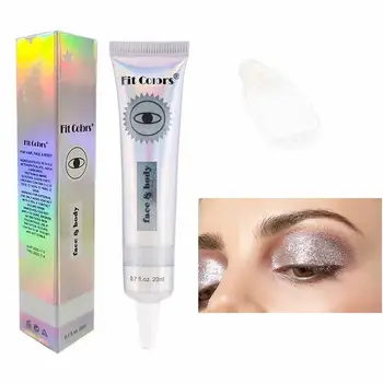 Glitter Sombra Líquida Conjunto De Glitter Brilho Do Olho Kits De Maquiagem Profissional Maquiagem Cream Eyeshadow Primer Presente Kit Para As Mulheres E