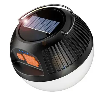 Lanterna Para Camping LED Luzes Solares USB Acampamento Lanternas Impermeável Portátil Exterior da Tenda da Lâmpada De Furacões de Energia em Casa