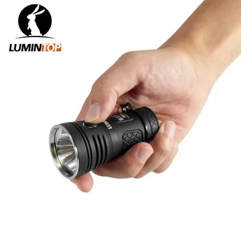 LUMINTOP GT3 Mini Preto/Rosa Max 6500 Lumens Triplo Lanterna 3*XHP50.2 Lanterna LED Tático Lanterna ao ar livre luz da Tocha