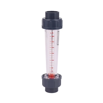 LZS-25 Medidor de Vazão Tubo de Plástico Tipo 300-3000L/H de Água Rotameter Líquido Medidor de vazão a Medição de Ferramentas Para Química de Luz