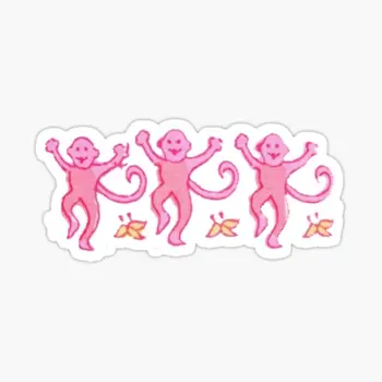 Mauricinho Macacos 5PCS Adesivos para Bonito Adesivos de pára-choque Janela de Decoração de Arte de Bagagem Decorações Laptop Fundo do Carro de Impressão