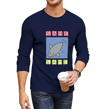 Novo nichijou - mesmo (tubarão) de comprimento T-Shirt vintage t-shirt suar a camisa camisetas T-shirt mens gráfico t-shirts pack