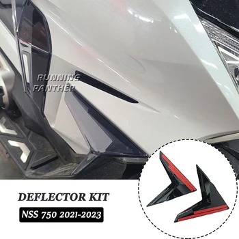 Novo NSS750 Motocicleta Deflector de Ar Kit de Preto Para Honda Fit nss 750 2021 2022 Spoiler Add-on Spoiler Lateral