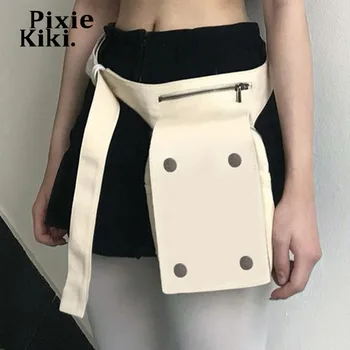 PixieKiki Y2k Acessórios de Fivela de Saco Cintos para Mulheres Cowgirl Moda Branco Fresco Cintos P67-BF10
