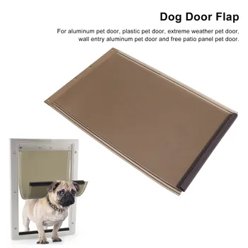 Porta de cães Aba Resistente ao Impacto TPU Porta de Cães de Substituição de Retalho Para Alumínio Porta de Animal de Plástico Pet DoorL 25.6x42.5cm / 10.1x16.7in